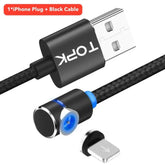 Magnetic Cable Micro Usb Cable 360 Degree Rotate Magnetic Charge Phone Charging Cord Wire - Show Gadgets